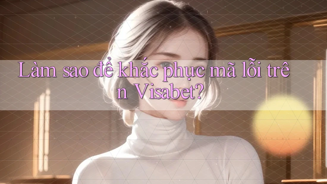 Làm sao để khắc phục mã lỗi trên Visabet? Làm sao để khắc phục mã lỗi trên Visabet?