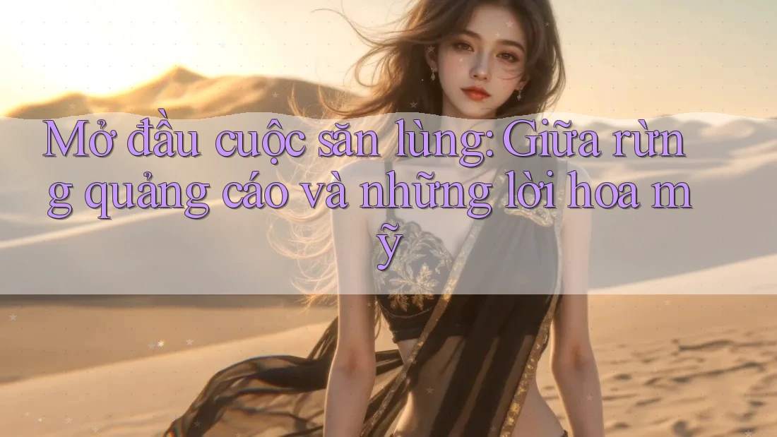 Mở đầu cuộc săn lùng: Giữa rừng quảng cáo và những lời hoa mỹ Mở đầu cuộc săn lùng: Giữa rừng quảng cáo và những lời hoa mỹ