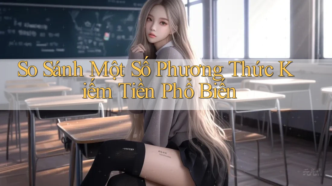 So Sánh Một Số Phương Thức Kiếm Tiền Phổ Biến