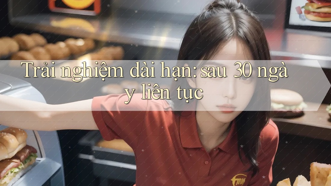 Trải nghiệm dài hạn: sau 30 ngày liên tục Trải nghiệm dài hạn: sau 30 ngày liên tục