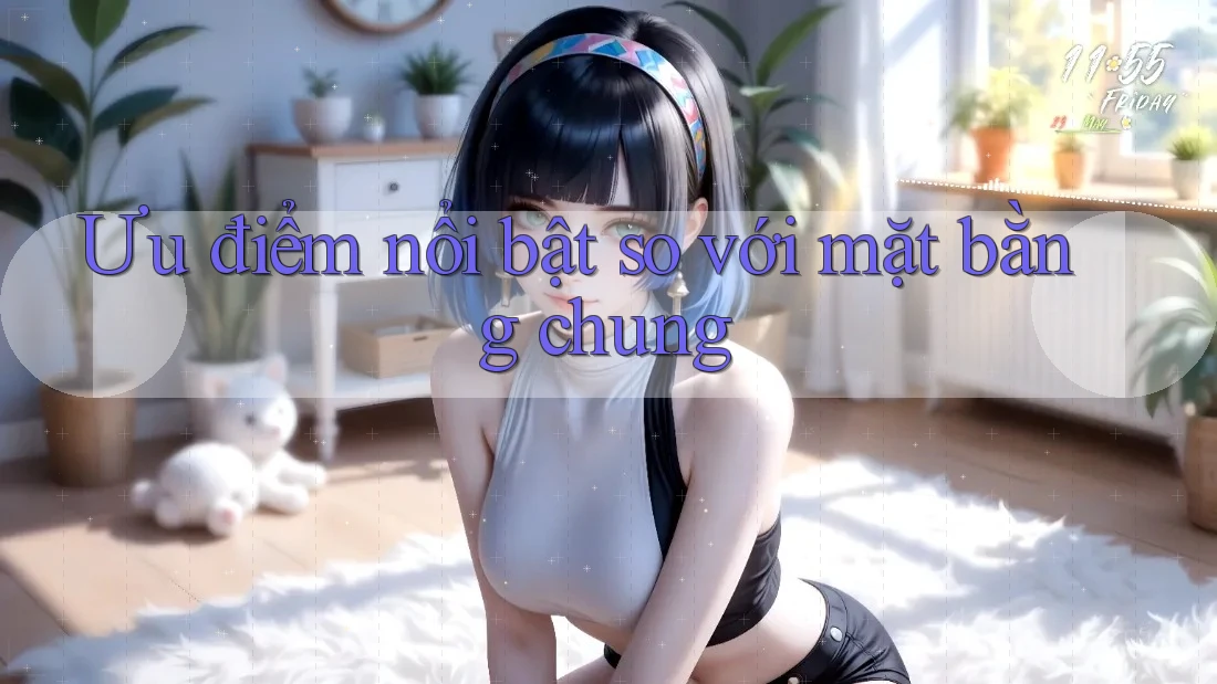Ưu điểm nổi bật so với mặt bằng chung Ưu điểm nổi bật so với mặt bằng chung
